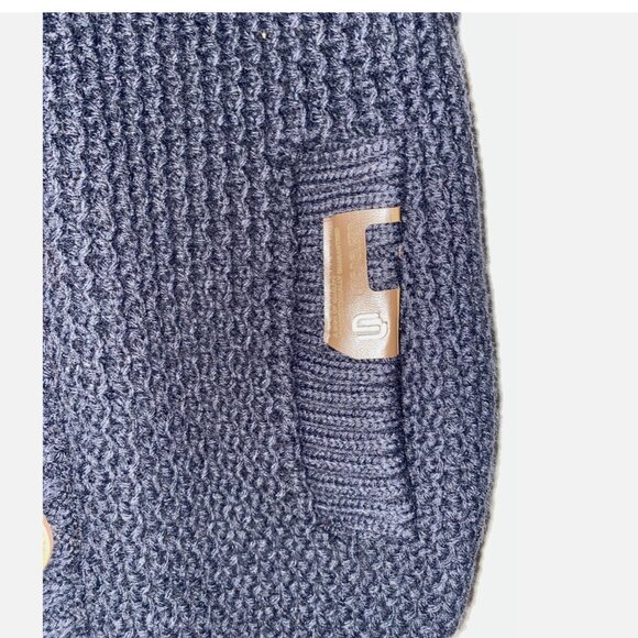 LEIF NELSON KNITTED JACKET TURTLENECK CARDIGAN SMALL NEW WITH TAGS - Picture 6 of 9